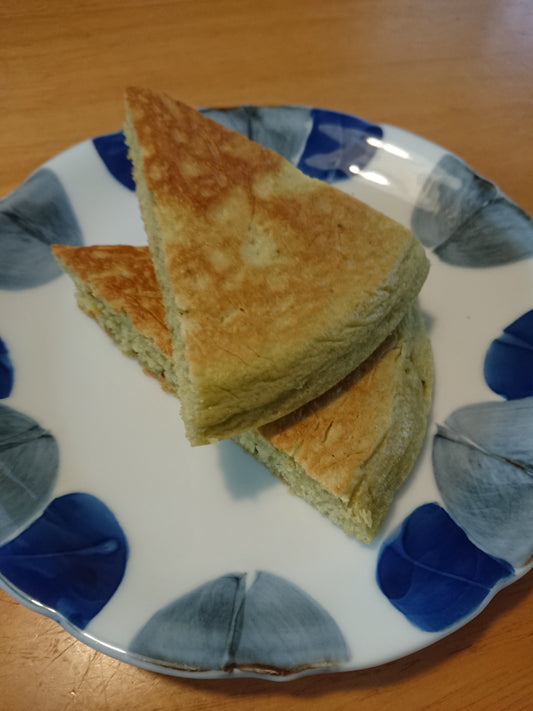 ホットケーキ＋月膳青汁＝社長オススメアレンジ！